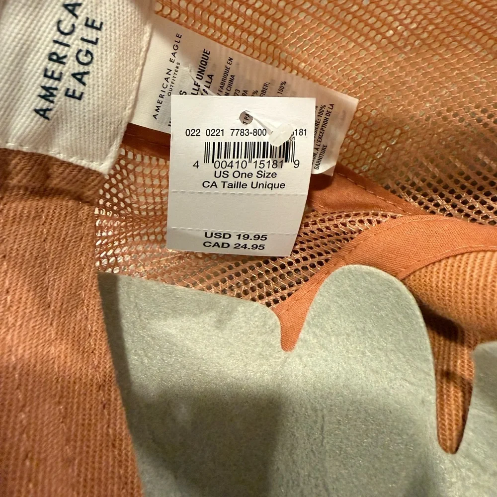 American Eagle Outfitters Burnt Orange Cap OS-Adjustable Back